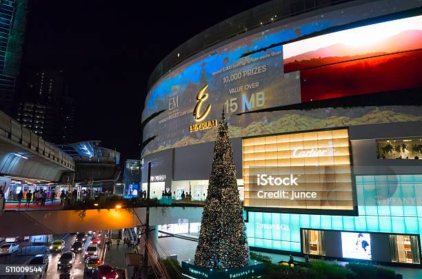 Emquartier Bangkok Luxury Shopping Stock Photo - Download Image Now - Bangkok, Architecture, Built Structure
