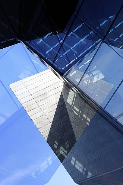 istock Realistic (but not real) fragment of modern business cityscape 511013104