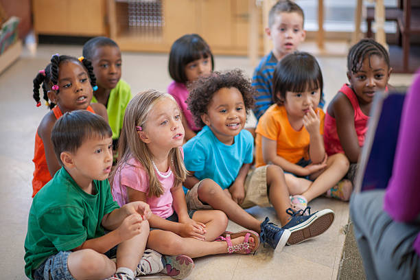 istock Listening to Their Teacher Read a Story 511017166