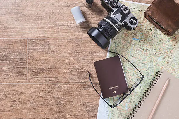 Photo of travel accessories