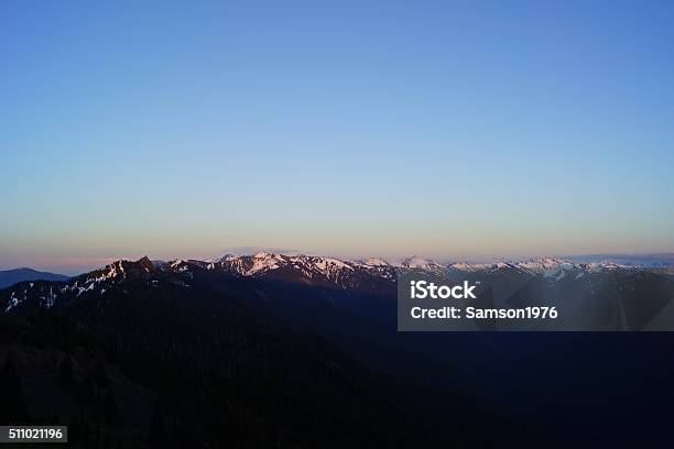 Hurricane Ridge Dark Dusk Stock Photo - Download Image Now - Olympic National Park, Dusk, Extreme Terrain