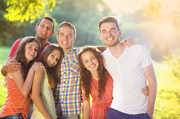 istock Friends having fun in park 511023403