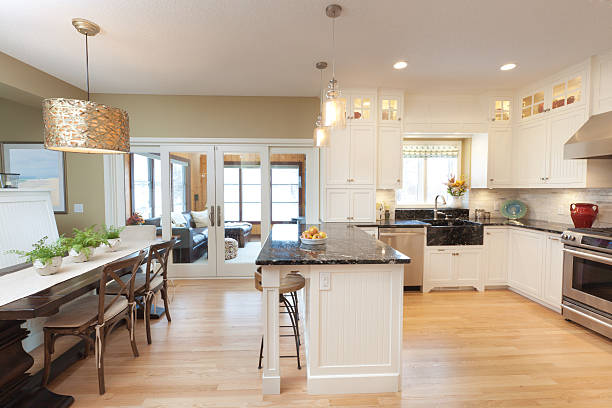 istock Contemporary Classic Open Concept Design of Kitchen, Dining Room 511024136