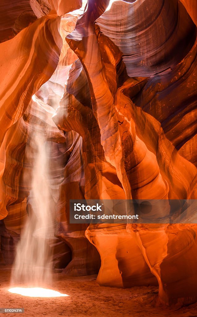 Beauty and the Beast, Page AZ Beauty and the Beast within the light. Antelope Canyon Stock Photo