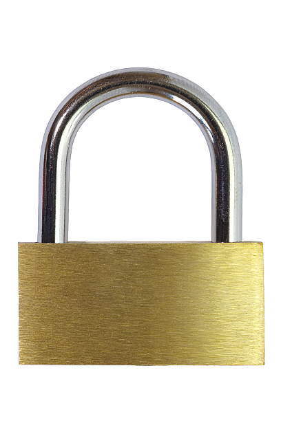 istock New metal padlock isolated on white background 511026753