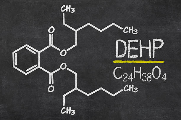 istock Blackboard with the chemical formula of DEHP 511027586