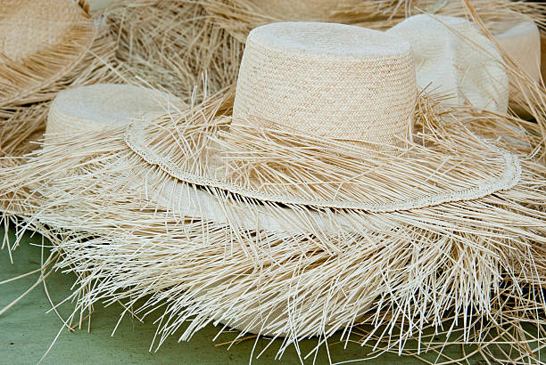 istock Unfinished Straw Hats 511028917