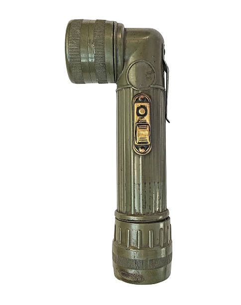 vintage military style flahlight