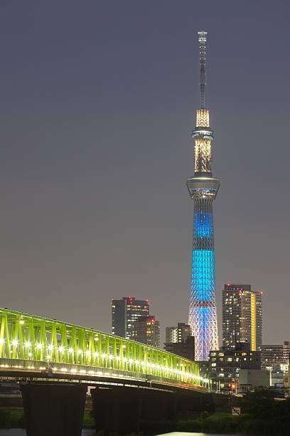 istock View of Tokyo sky tree and sumida river at twilight 511030289