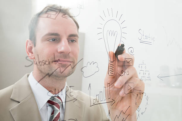 istock Businessman Writing Start Up Plan 511030310