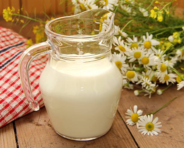 leite no jarro - кувшин imagens e fotografias de stock