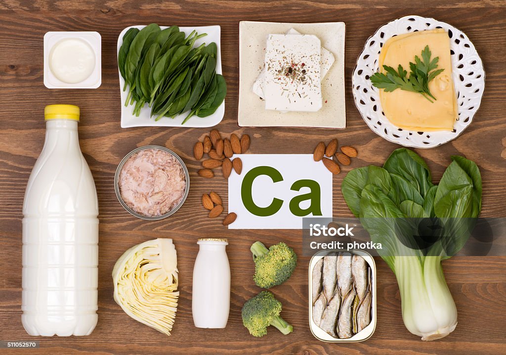 Food containing calcium Dairy Product Stock Photo
