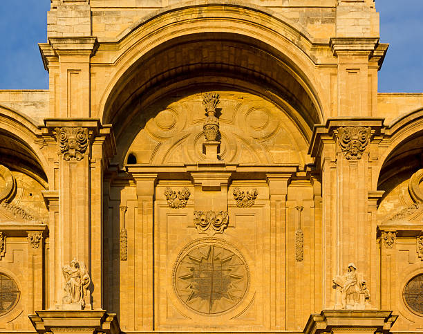 istock Closeup on the Facade of the Granada Cathedral 511055526