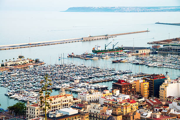 istock Yachts in Alicante harbor, Costa Blanca, Spain 511055700