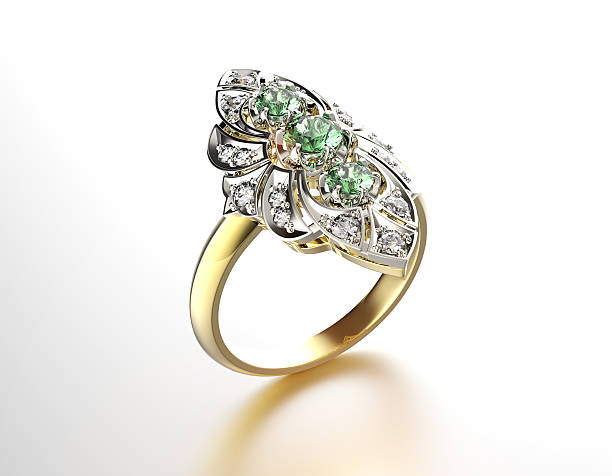 istock Engagement Ring with Diamond. Jewelry background 511059495
