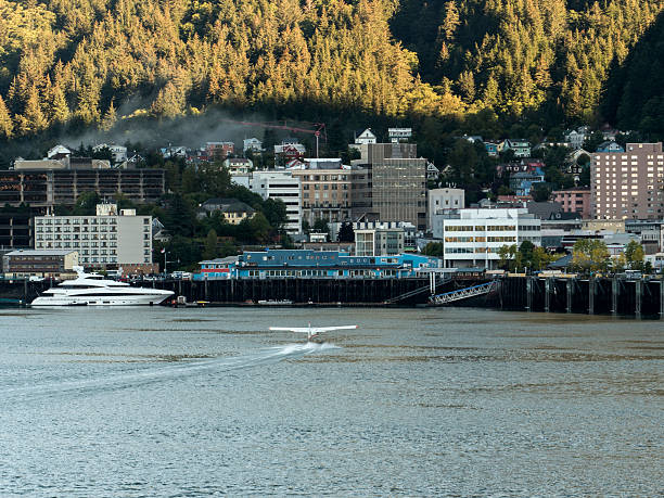 Juneau Alaska Waterfront stock photo