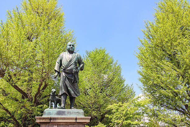 Bronze statue of Saigo Takamori