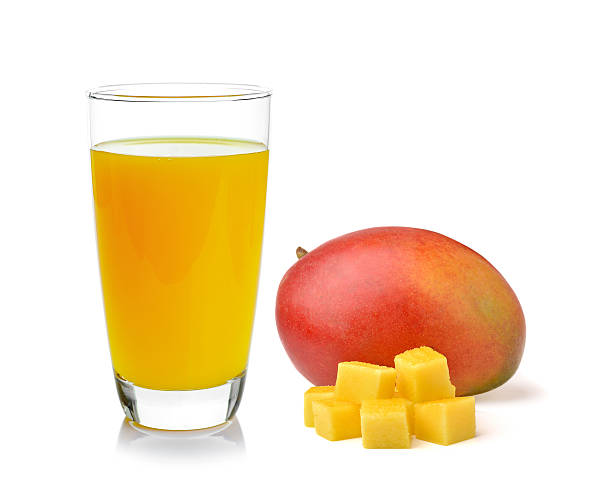 istock Full glass of Mango Juice and mango 511065219