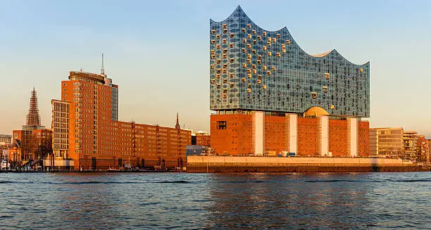 Elbphilharmonie in the harbour of Hamburg - Germany - Exposure with Canon EOS 5DS