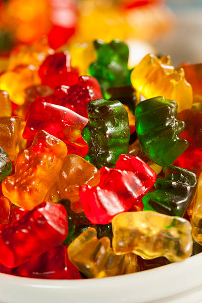 Colorful Fruity Gummy Candies