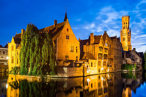 istock Rozenhoedkaai, Bruges in Belgium 511094755