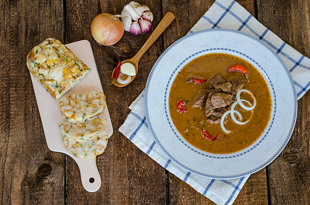 istock Beef goulash with homemade dumplings 511097783