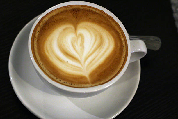 istock Cup of latte coffee, hot drink 511099394