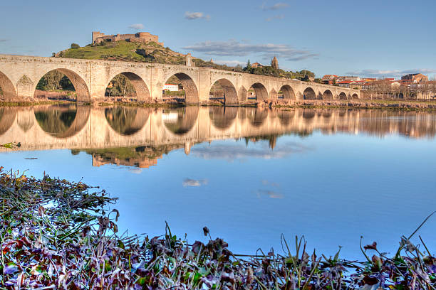 istock Medellin old bridge and castle, Spain 511099828