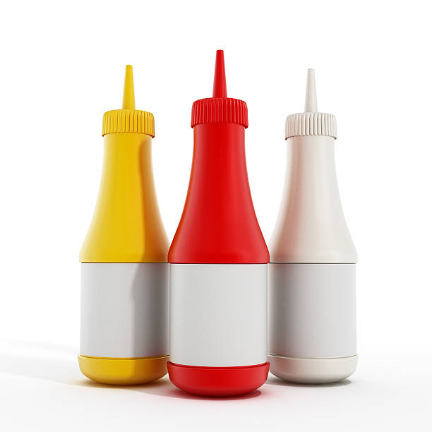 istock Ketchup, Mustard and Mayonnaise bottles (Generic) 511102926