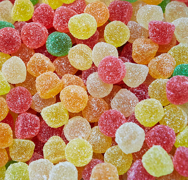 istock Jelly beans of all colours with sugar (full frame composition) 511103010