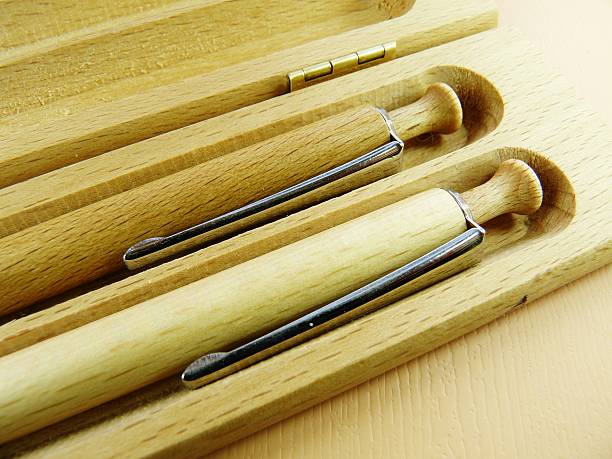 istock wooden pens in presentation case classy writing 511104856