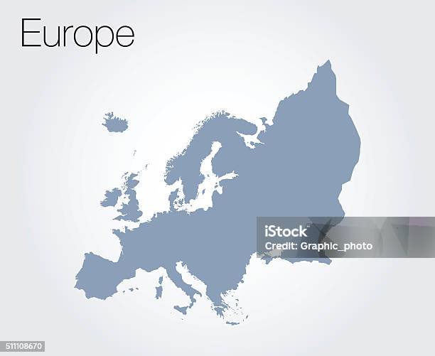 Ilustración de Mapa De Europa y más Vectores Libres de Derechos de Europa - Continente - Europa - Continente, Mapa, Unión Europea