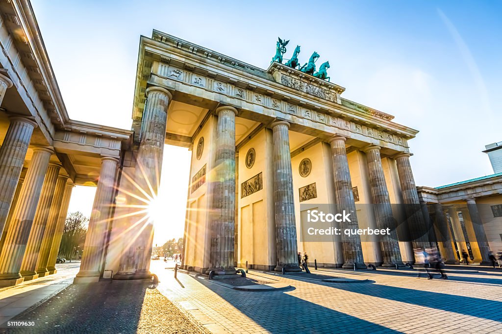 Brandenburg Gate in Berlin Berlin Stock Photo