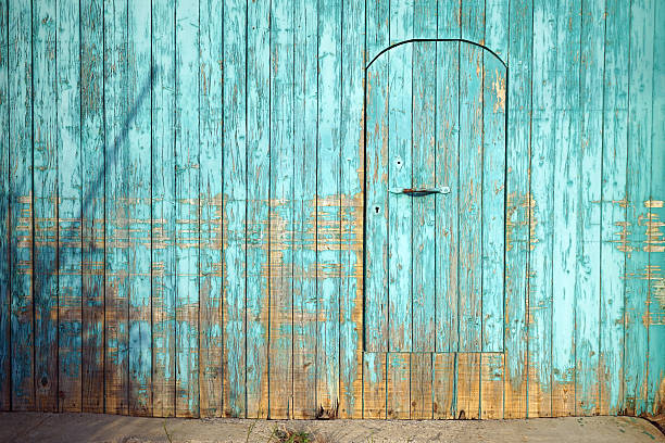 Puerta de madera - foto de stock