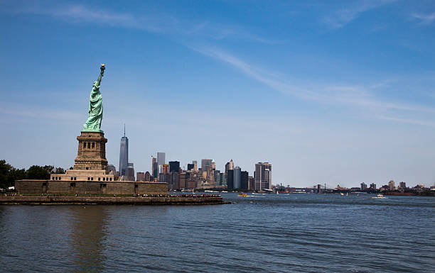 istock Statue of Liberty and Lower Manhattan 511110396