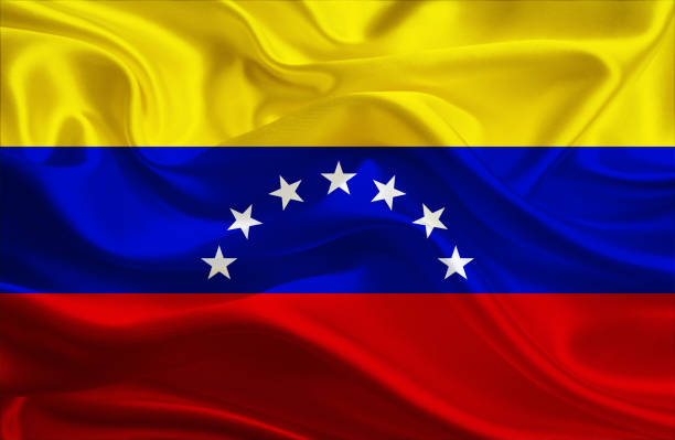 bandeira da venezuela - venezuelan flag imagens e fotografias de stock