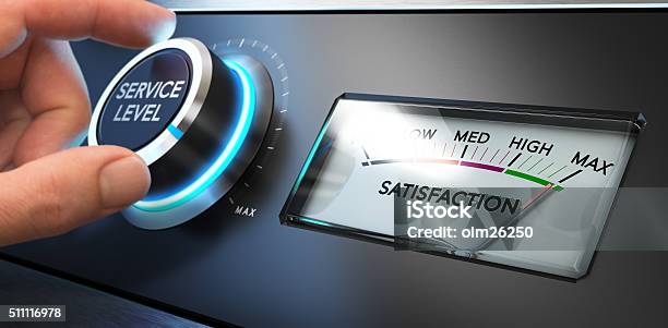 Service Satisfaction Indicator Stock Photo - Download Image Now - Customer, Customer Focused, Service