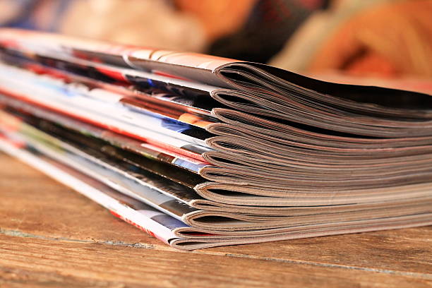 istock Magazines on the wooden table 511118536