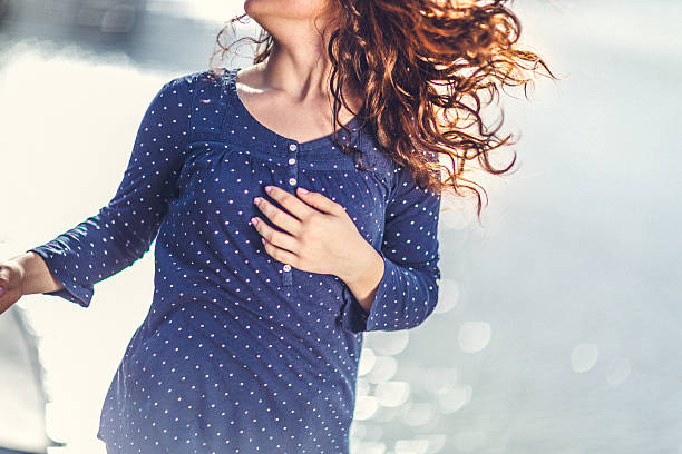 istock Young happy woman enjoying in day 511120282