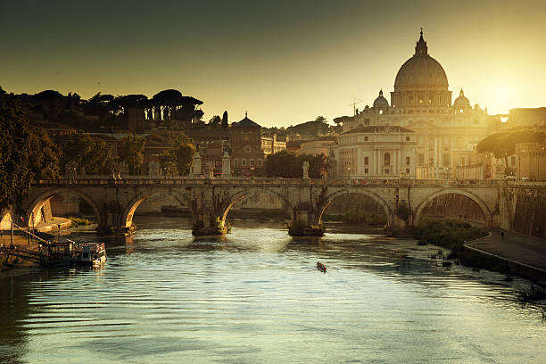 istock view on Tiber and St Peter Basilica in Vatican 511134089