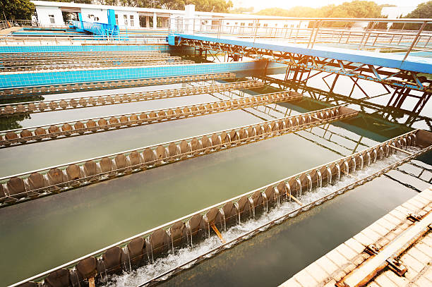 istock Modern urban wastewater treatment plant 511138303