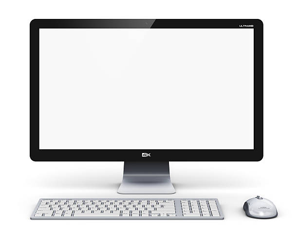 Desktop computer stock photo