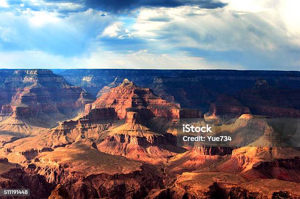 Shadows And Light In South Rim Grand Canyon National Park Stock Photo - Download Image Now