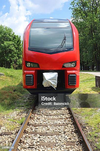 Large Red Train Red Train Stock Photo - Download Image Now - Front View, Train ...