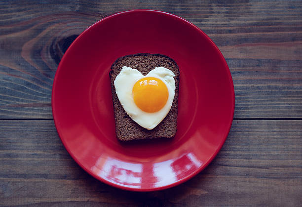 istock sandwich  with eggs in the form of heart 511194370