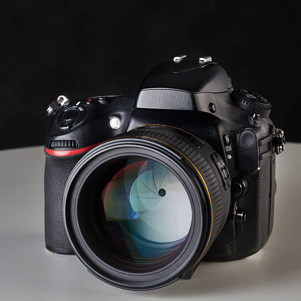 istock DSLR camera with big aperture ratio lens 511196762