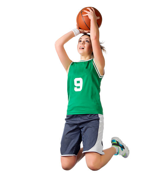 istock Young girl basketball player 511197020