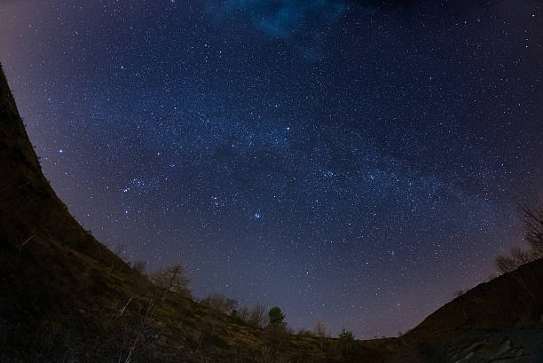 istock The starry sky above the Alps, 180 degree fisheye view 511197310