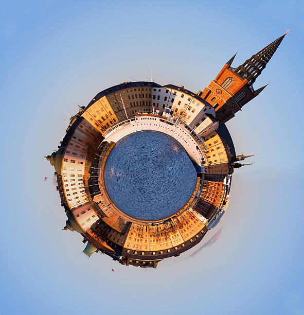 istock Riddarholmen Stockholm, spherical panorama. 511198658