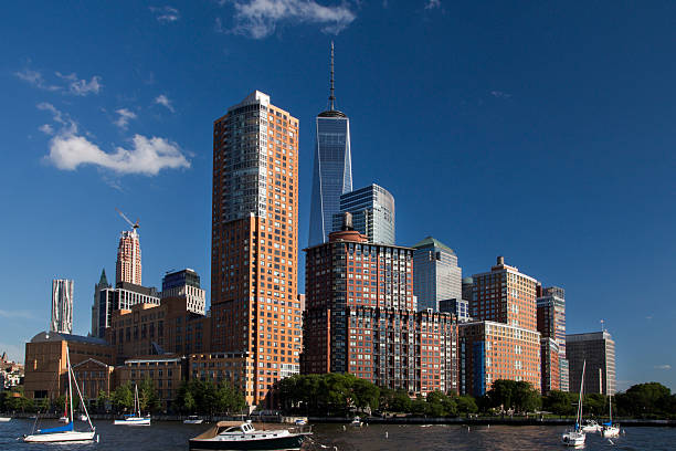 Manhattan Island, New York City stock photo